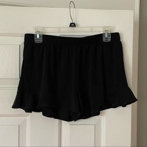 The Impeccable Pig black flowy shorts